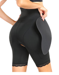 Instant Enhancer Butt Lifting Removable Padded High Waist Shapewear Shorts