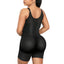 QOU Fajas shapewear Tummy Control Butt Lifting Shaper with Zipper Crotch and Adjustable Straps