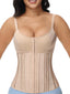 Waist Corset With Bra And Shoulder Straps For Waist Sculpting And Back Support