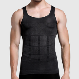 Men's Compression Tank Top Slimming Body Shaper Vest Shirts Slim Gym