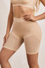 QOU High Waisted Butt Lifting Girdles Thigh Slimmer Shaping Shorts - QOU