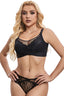 QOU Push-Up Lace Bra with "Rabbit Ear" Cups - QOU