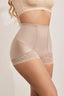 QOU Silk Antibacterial Butt Lift Seamless Lace Shapewear Panties - QOU