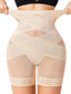 Tummy Control High Waisted Butt Lifting Mesh Lace Breathable Shapewear Shorts - QOU