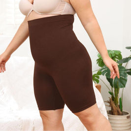 Tummy Control Thigh Slimming High-Waisted Shaper Shorts - QOU